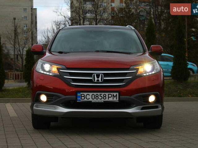 Красный Хонда СРВ, объемом двигателя 2.2 л и пробегом 183 тыс. км за 18200 $, фото 2 на Automoto.ua