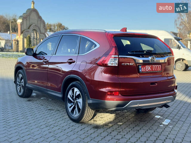 Красный Хонда СРВ, объемом двигателя 1.6 л и пробегом 121 тыс. км за 21700 $, фото 4 на Automoto.ua