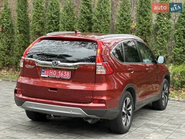 Красный Хонда СРВ, объемом двигателя 1.6 л и пробегом 238 тыс. км за 15500 $, фото 13 на Automoto.ua
