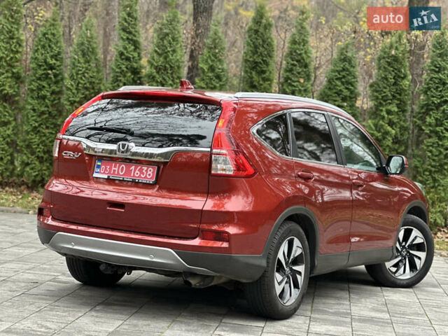 Красный Хонда СРВ, объемом двигателя 1.6 л и пробегом 238 тыс. км за 15500 $, фото 35 на Automoto.ua