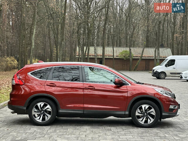 Красный Хонда СРВ, объемом двигателя 1.6 л и пробегом 238 тыс. км за 15500 $, фото 5 на Automoto.ua