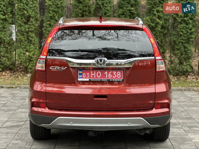 Красный Хонда СРВ, объемом двигателя 1.6 л и пробегом 238 тыс. км за 15500 $, фото 10 на Automoto.ua