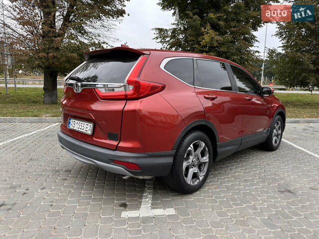 Червоний Хонда СРВ, об'ємом двигуна 1.5 л та пробігом 103 тис. км за 16900 $, фото 6 на Automoto.ua