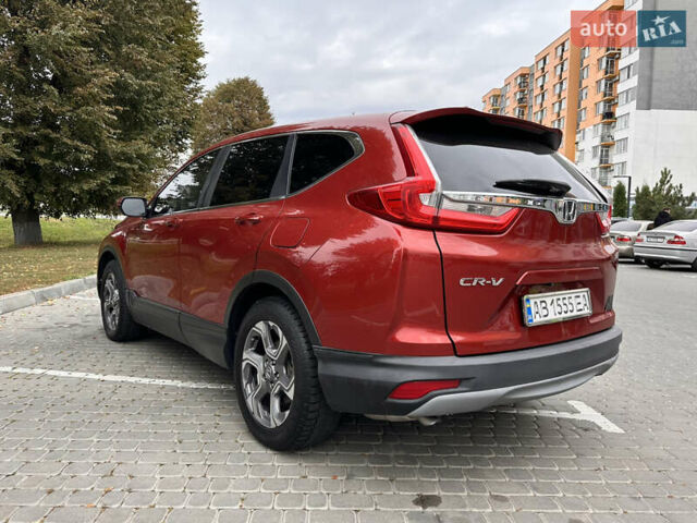 Червоний Хонда СРВ, об'ємом двигуна 1.5 л та пробігом 103 тис. км за 16900 $, фото 9 на Automoto.ua