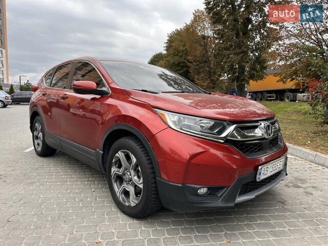 Червоний Хонда СРВ, об'ємом двигуна 1.5 л та пробігом 103 тис. км за 16900 $, фото 2 на Automoto.ua