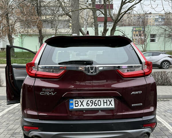 Красный Хонда СРВ, объемом двигателя 1.5 л и пробегом 75 тыс. км за 24000 $, фото 1 на Automoto.ua