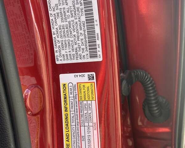 Хонда СРВ 2023 в Львове на Automoto.ua Красный Хонда СРВ, объемом двигателя 1.99 л и пробегом 886 тыс. км за 36999 $, фото 11 на Automoto.ua