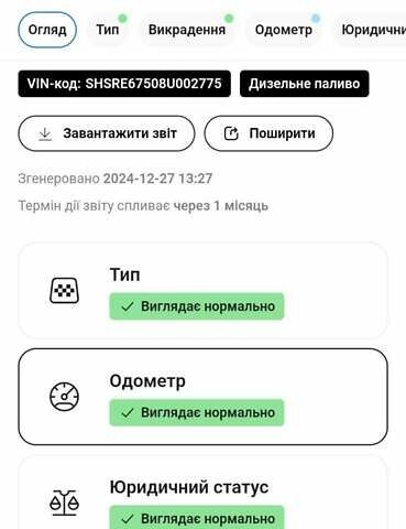 Сірий Хонда СРВ, об'ємом двигуна 2.2 л та пробігом 310 тис. км за 9900 $, фото 15 на Automoto.ua