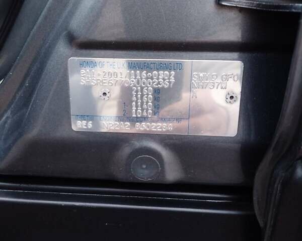 Серый Хонда СРВ, объемом двигателя 2.2 л и пробегом 232 тыс. км за 11300 $, фото 12 на Automoto.ua