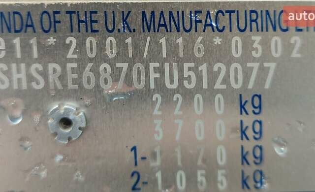 Серый Хонда СРВ, объемом двигателя 1.6 л и пробегом 157 тыс. км за 19400 $, фото 31 на Automoto.ua