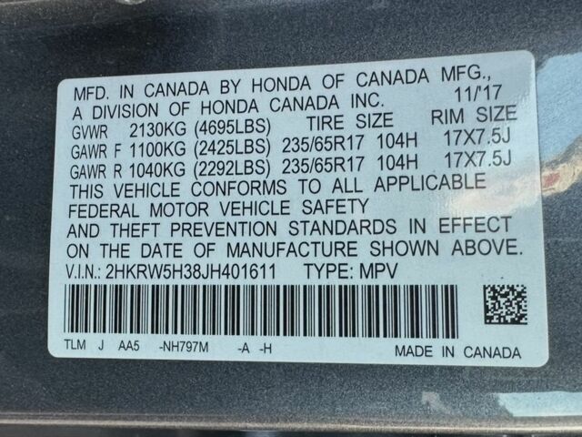 Серый Хонда СРВ, объемом двигателя 2.4 л и пробегом 148 тыс. км за 17900 $, фото 18 на Automoto.ua