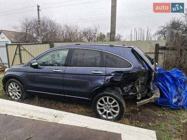 Синий Хонда СРВ, объемом двигателя 2.4 л и пробегом 222 тыс. км за 6500 $, фото 4 на Automoto.ua