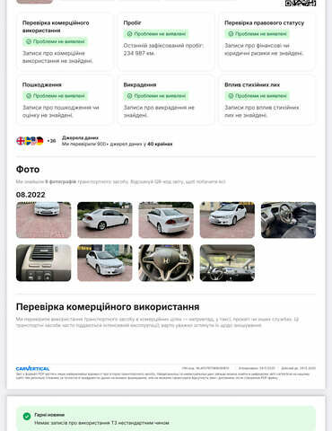 Белый Хонда Цивик, объемом двигателя 1.8 л и пробегом 256 тыс. км за 6300 $, фото 4 на Automoto.ua