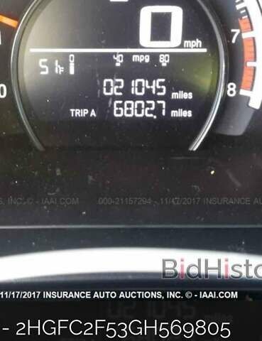 Белый Хонда Цивик, объемом двигателя 2 л и пробегом 101 тыс. км за 13800 $, фото 17 на Automoto.ua