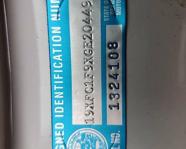 Белый Хонда Цивик, объемом двигателя 1.5 л и пробегом 93 тыс. км за 2900 $, фото 11 на Automoto.ua