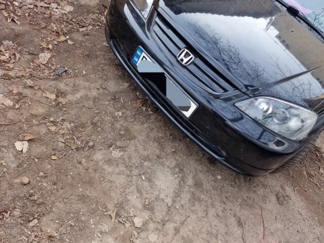 Черный Хонда Цивик, объемом двигателя 1.7 л и пробегом 250 тыс. км за 3900 $, фото 2 на Automoto.ua