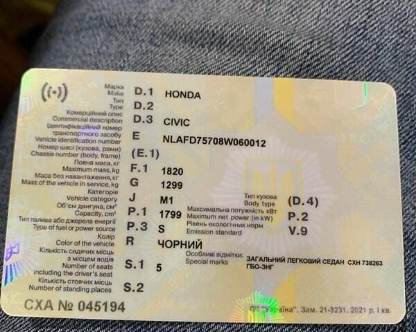 Чорний Хонда Сівік, об'ємом двигуна 1.8 л та пробігом 240 тис. км за 5900 $, фото 22 на Automoto.ua