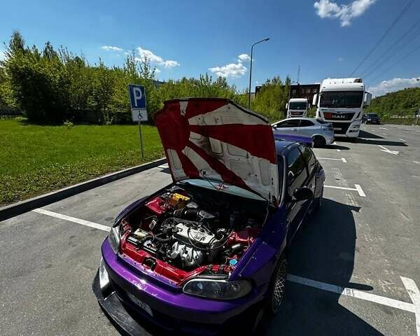 Фиолетовый Хонда Цивик, объемом двигателя 1.3 л и пробегом 235 тыс. км за 6000 $, фото 1 на Automoto.ua
