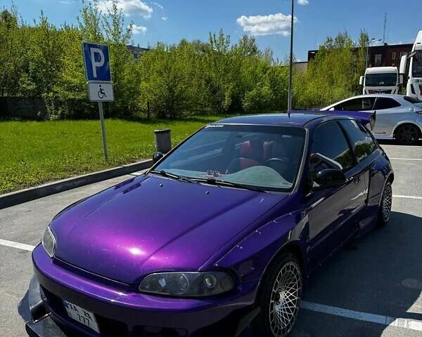 Фиолетовый Хонда Цивик, объемом двигателя 1.3 л и пробегом 235 тыс. км за 6000 $, фото 8 на Automoto.ua