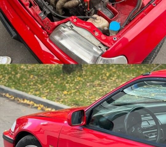 Красный Хонда Цивик, объемом двигателя 1.4 л и пробегом 240 тыс. км за 4500 $, фото 2 на Automoto.ua