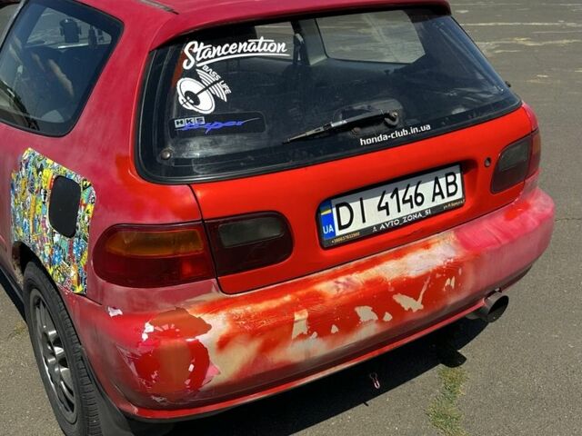 Красный Хонда Цивик, объемом двигателя 1.3 л и пробегом 390 тыс. км за 2300 $, фото 2 на Automoto.ua