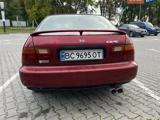 Красный Хонда Цивик, объемом двигателя 1.5 л и пробегом 401 тыс. км за 2500 $, фото 6 на Automoto.ua