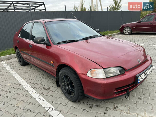 Красный Хонда Цивик, объемом двигателя 1.5 л и пробегом 401 тыс. км за 2500 $, фото 1 на Automoto.ua
