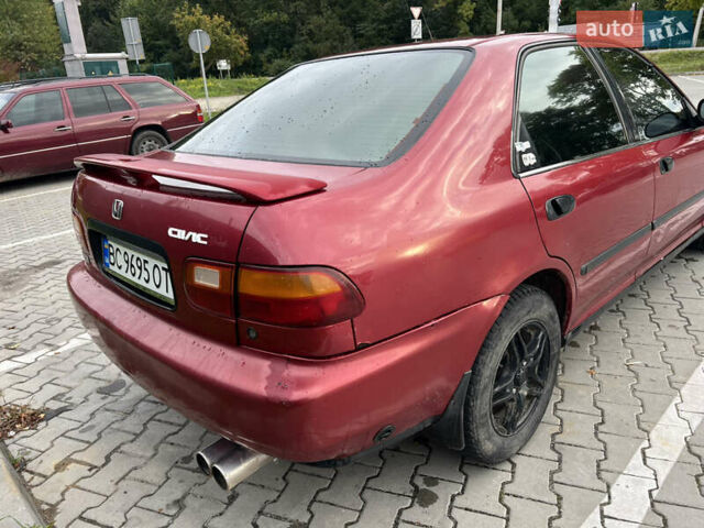 Красный Хонда Цивик, объемом двигателя 1.5 л и пробегом 401 тыс. км за 2500 $, фото 7 на Automoto.ua