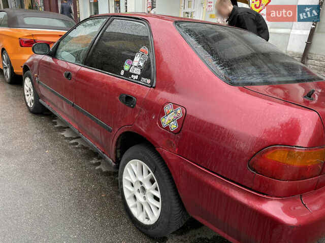 Красный Хонда Цивик, объемом двигателя 1.5 л и пробегом 330 тыс. км за 1400 $, фото 4 на Automoto.ua