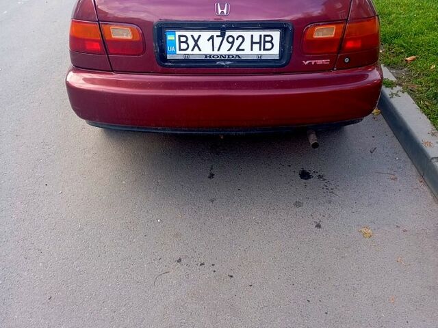 Червоний Хонда Сівік, об'ємом двигуна 1.5 л та пробігом 250 тис. км за 1500 $, фото 1 на Automoto.ua