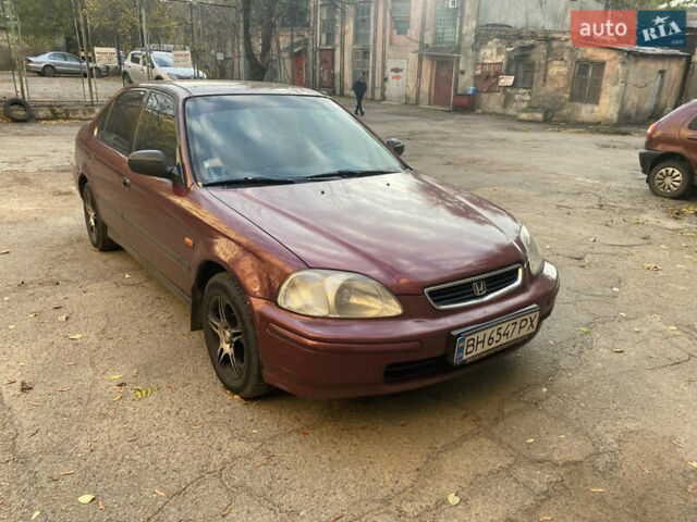 Красный Хонда Цивик, объемом двигателя 1.4 л и пробегом 390 тыс. км за 3400 $, фото 9 на Automoto.ua