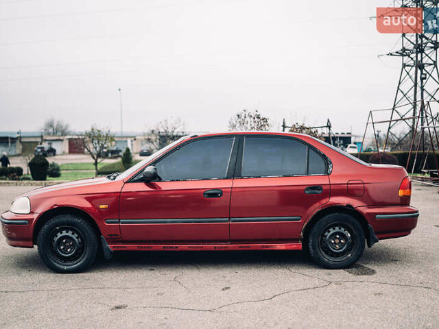 Червоний Хонда Сівік, об'ємом двигуна 1.4 л та пробігом 222 тис. км за 2800 $, фото 3 на Automoto.ua