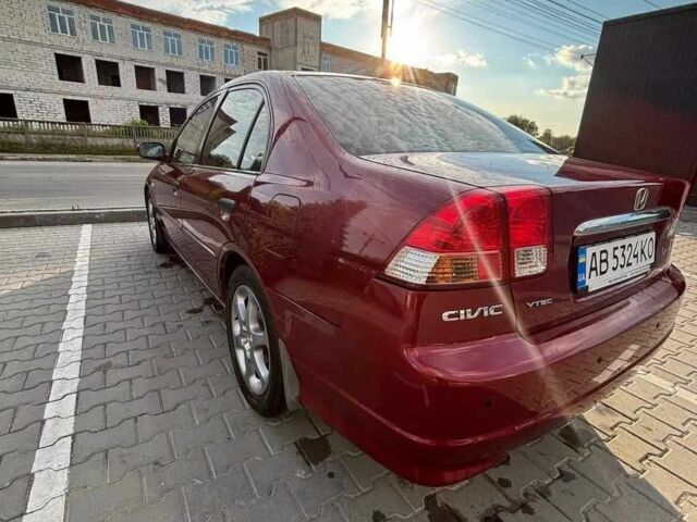 Красный Хонда Цивик, объемом двигателя 1.6 л и пробегом 424 тыс. км за 3000 $, фото 3 на Automoto.ua