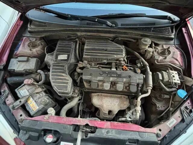 Красный Хонда Цивик, объемом двигателя 1.6 л и пробегом 424 тыс. км за 3000 $, фото 19 на Automoto.ua