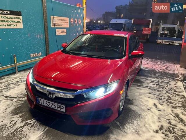 Красный Хонда Цивик, объемом двигателя 2 л и пробегом 107 тыс. км за 11500 $, фото 1 на Automoto.ua