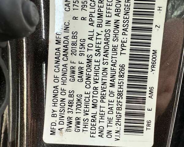 Хонда Цивик, объемом двигателя 1.8 л и пробегом 176 тыс. км за 8750 $, фото 28 на Automoto.ua