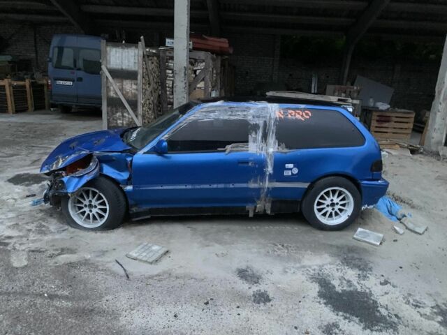 Синій Хонда Сівік, об'ємом двигуна 1 л та пробігом 130 тис. км за 500 $, фото 1 на Automoto.ua