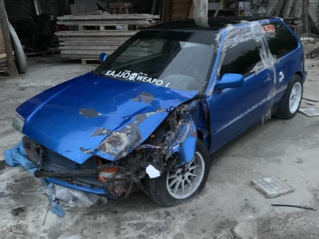 Синій Хонда Сівік, об'ємом двигуна 1 л та пробігом 130 тис. км за 500 $, фото 3 на Automoto.ua