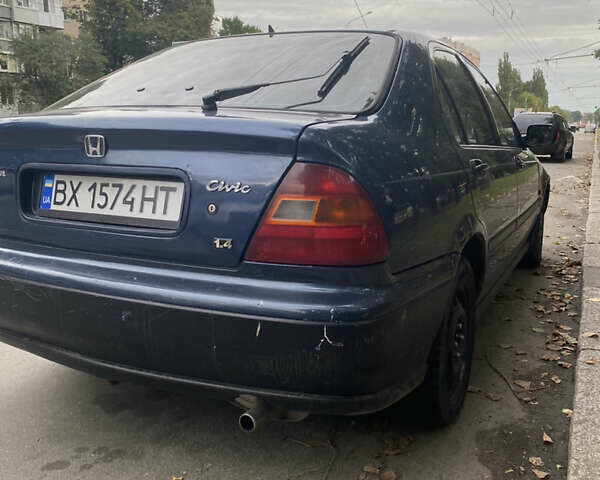 Синий Хонда Цивик, объемом двигателя 1.4 л и пробегом 500 тыс. км за 1699 $, фото 3 на Automoto.ua