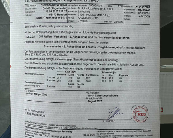 Синий Хонда Цивик, объемом двигателя 1.4 л и пробегом 188 тыс. км за 7100 $, фото 21 на Automoto.ua