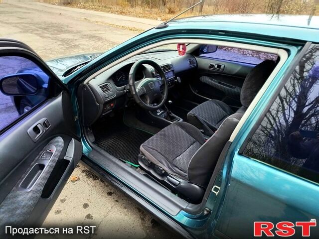 Зеленый Хонда Цивик, объемом двигателя 1.4 л и пробегом 232 тыс. км за 3370 $, фото 11 на Automoto.ua