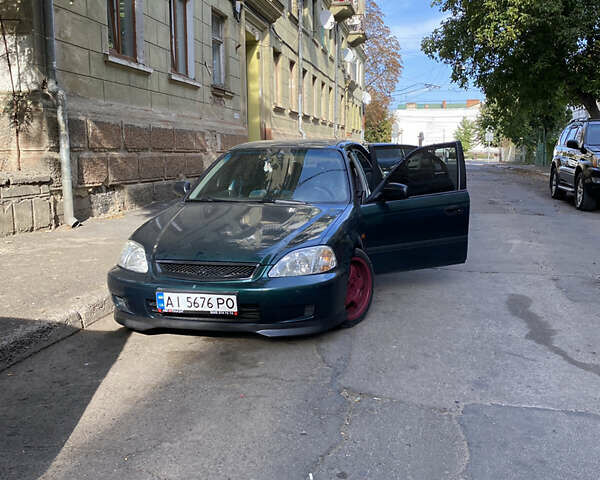 Зеленый Хонда Цивик, объемом двигателя 1.4 л и пробегом 249 тыс. км за 4150 $, фото 8 на Automoto.ua