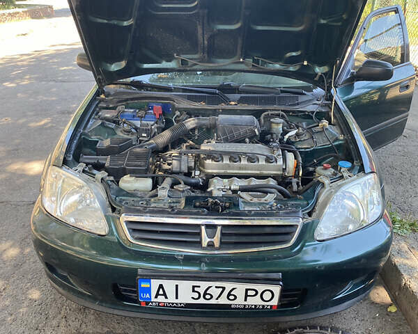 Зеленый Хонда Цивик, объемом двигателя 1.4 л и пробегом 249 тыс. км за 4150 $, фото 6 на Automoto.ua