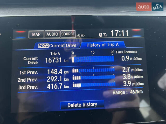 Черный Хонда Клерити, объемом двигателя 1.5 л и пробегом 131 тыс. км за 18500 $, фото 8 на Automoto.ua