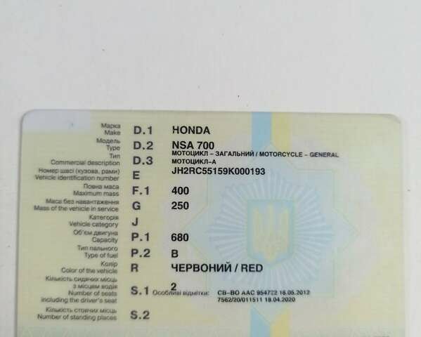 Красный Хонда DN-01, объемом двигателя 0.68 л и пробегом 9 тыс. км за 5200 $, фото 18 на Automoto.ua