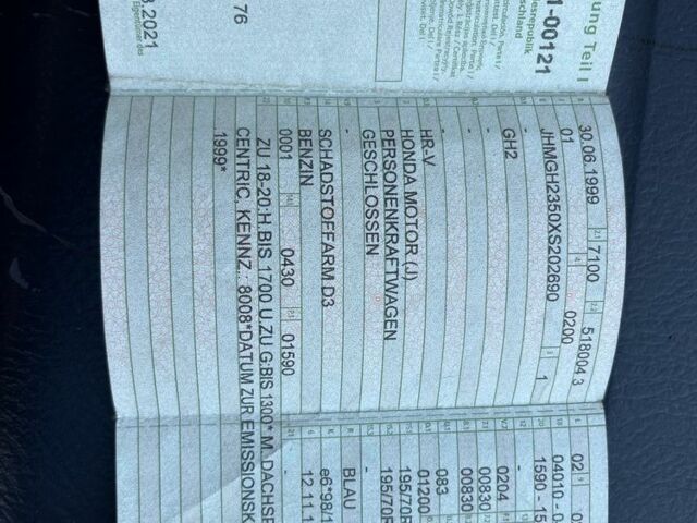 Черный Хонда ХРВ, объемом двигателя 1.6 л и пробегом 267 тыс. км за 3100 $, фото 3 на Automoto.ua