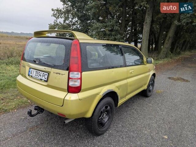 Желтый Хонда ХРВ, объемом двигателя 1.59 л и пробегом 335 тыс. км за 3000 $, фото 4 на Automoto.ua