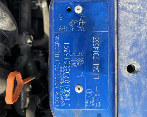 Синій Хонда Джаз, об'ємом двигуна 1.34 л та пробігом 103 тис. км за 5999 $, фото 22 на Automoto.ua
