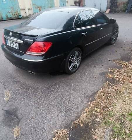 Черный Хонда Легенд, объемом двигателя 3.5 л и пробегом 210 тыс. км за 3500 $, фото 2 на Automoto.ua