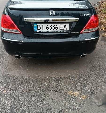 Черный Хонда Легенд, объемом двигателя 3.5 л и пробегом 210 тыс. км за 3500 $, фото 3 на Automoto.ua